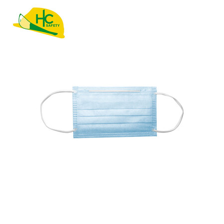 Máscara descartável para crianças - Design de três camadas com alças para uso conveniente e higiênico